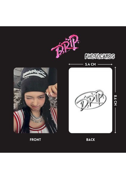 Babymonster '' Drip '' Pob 2 Photocards Set