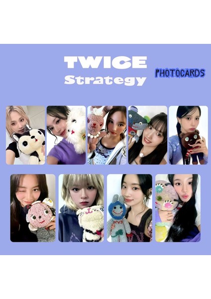 Twıce '' Strategy '' Digipack Photocards Set