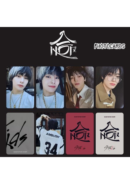 Stray Kıds In '' Skzhop Hiptape '' Photocards Set