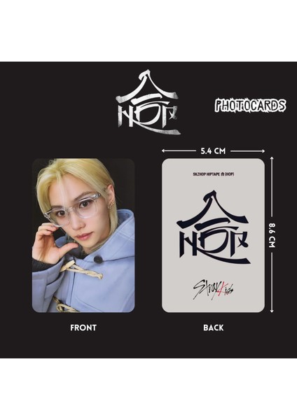 Stray Kıds Felix '' Skzhop Hiptape '' Photocards Set fiyatları