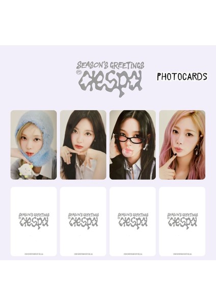 Aespa '' 2025 Season's Greetings '' Photocards Set - B