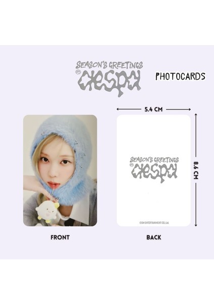 Aespa '' 2025 Season's Greetings '' Photocards Set - B fiyatları