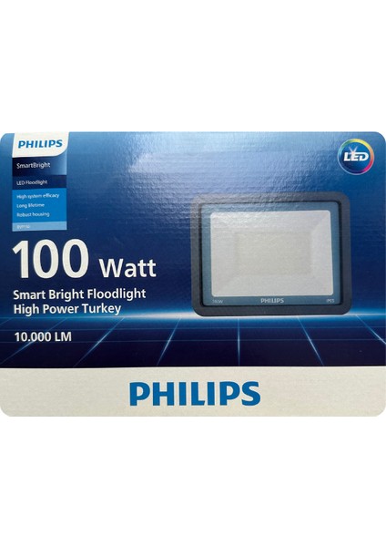 (1 Adet) Phılıps 100W Projektör Beyaz (6500K) BVP150 G2 LED100 Cw Psu Swb Tr