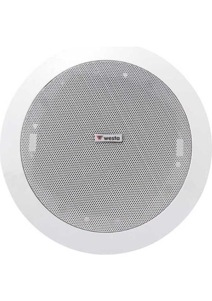 WS-1016T 16CM Alçıpan Hoparlör 5/10 Watt Trafolu Hoparlör-Beyaz