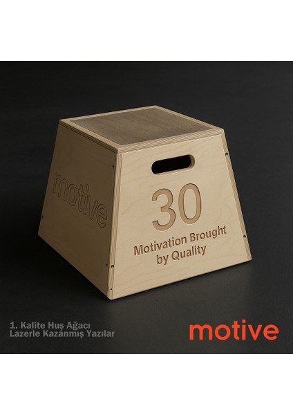 Motıve Jump Box Atlama Kutusu Sehpası 30 Cm