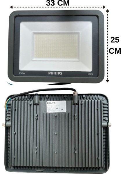 (1 Adet) Phılıps 150W Projektör Beyaz (6500K) BVP150 G2 LED150 Cw Psu Swb Tr