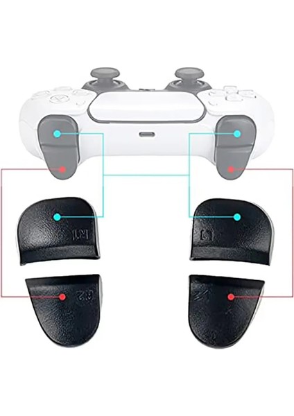 Ps5 Tetik Seti V1 Uyumlu BDM-010 Omuz Tuşu L1 R1 L2 R2 Ps5 Yedek Parça Kol Tamiri
