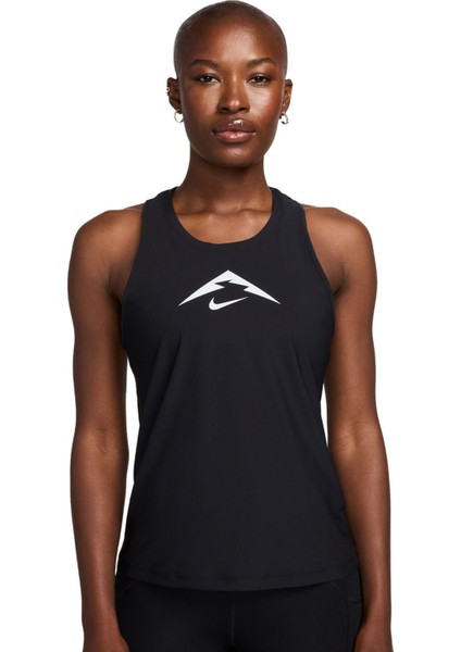 Dri Fit Trail Graphic Running Kadın Koşu Antrenman Atlet Siyah