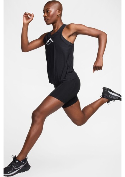 Dri Fit Trail Graphic Running Kadın Koşu Antrenman Atlet Siyah fırsatları