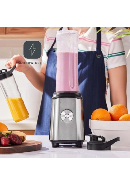 Smoothie Kişisel Blender 350 W Ho M End Çelik Gövdeli