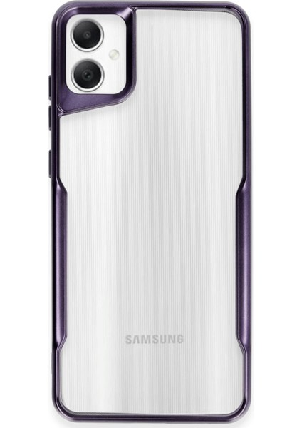 Samsung Galaxy A06 Kılıf Boyi Silikon Kapak - Derin Mor Mrayd