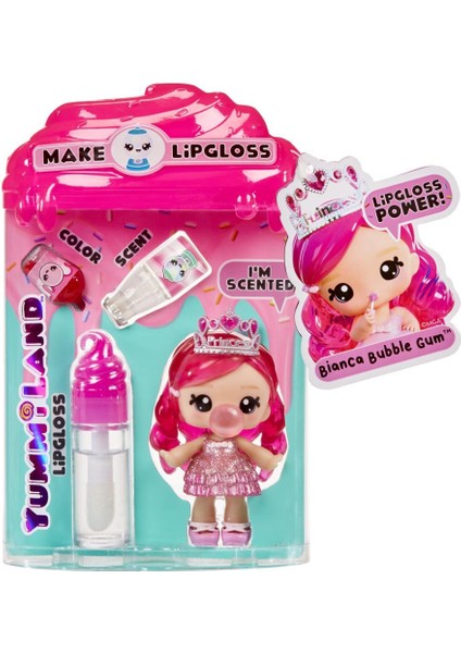Yummiland Bianca Bubblegum Bebeği ve Dudak Parlatıcısı 120711
