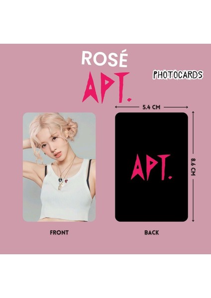 Blackpınk Rose '' Apt '' Photocards Set fiyatları