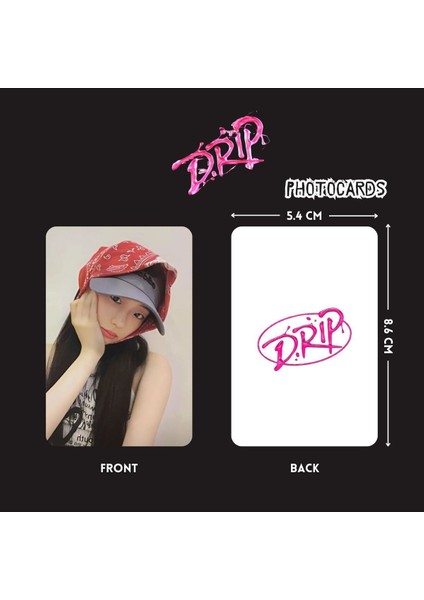 Babymonster Ruka '' Drip '' Photocards Set fiyatları