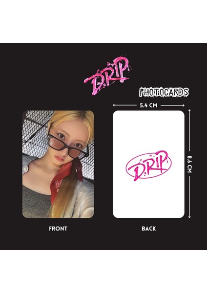 Babymonster Rami Drip Photocards Set 4 Adet Çok Renkli 5.5 x 8.6 cm fiyatları