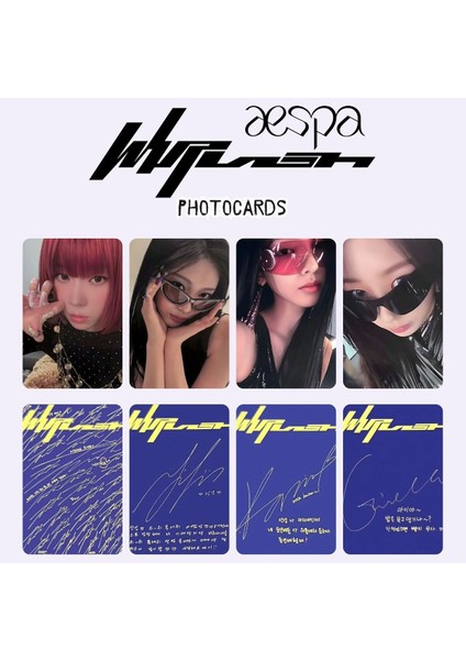 Aespa '' Whiplash '' Speed Ver. Photocards Set