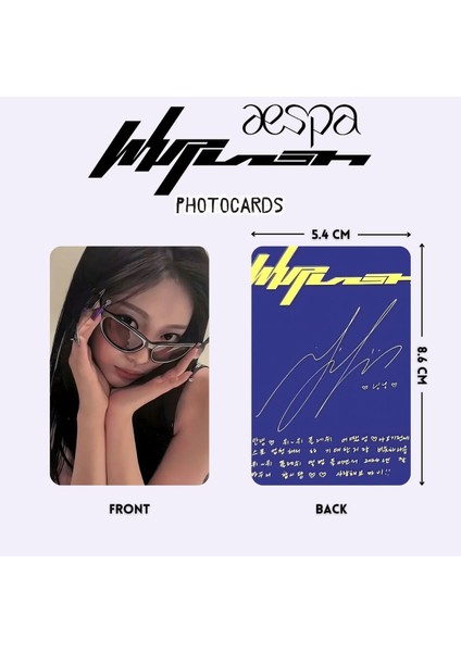 Aespa '' Whiplash '' Speed Ver. Photocards Set fiyatları