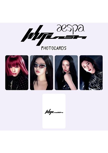 Aespa '' Whiplash '' Photocards Set A2