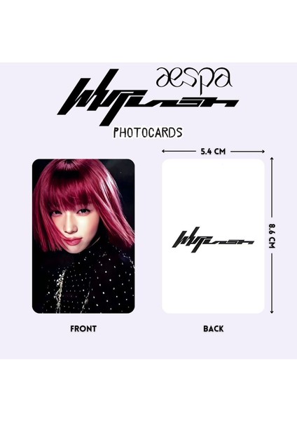 Aespa '' Whiplash '' Photocards Set A2
