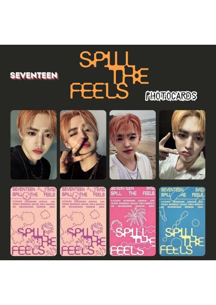 Seven Teen Scoups '' Spill The Feels '' Photocards Set