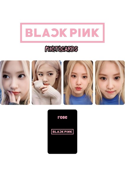 Blackpınk '' Rose '' Photocards Set 1