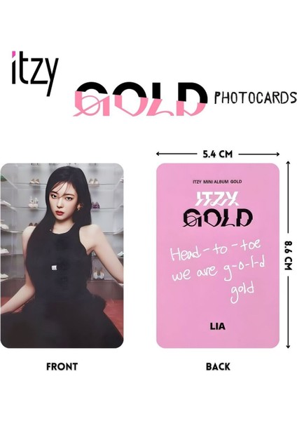 Itzy '' Gold '' Nemo Pink Ver. Photocards Set fiyatları