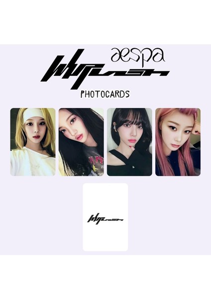 Aespa '' Whiplash '' Photocards Set A1