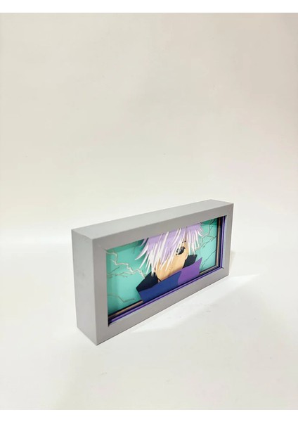 Gojo 3D Anime Lightbox Işıklı Kutu Tablo