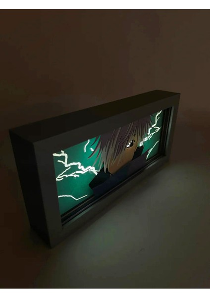 Gojo 3D Anime Lightbox Işıklı Kutu Tablo