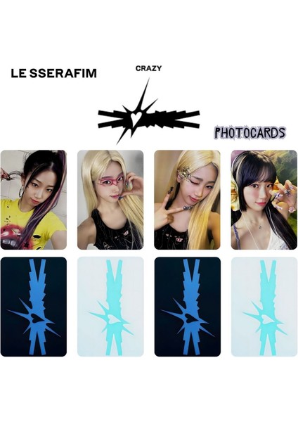Le Sserafım Kazuha '' Crazy '' Photocards Set