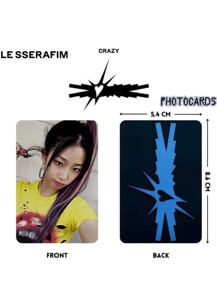 Le Sserafım Kazuha '' Crazy '' Photocards Set fiyatları