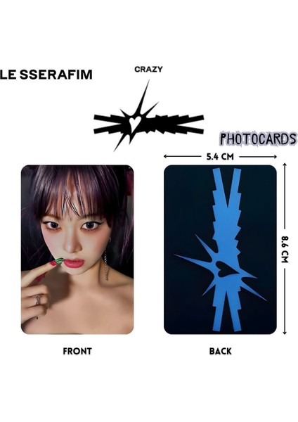Le Sserafım Eunchae '' Crazy '' Photocards Set fiyatları