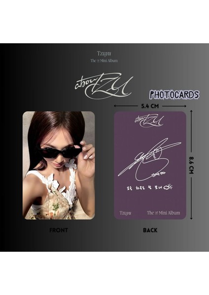 Twıce Tzuyu '' Aboutzu '' Photocards Set 1 fiyatları