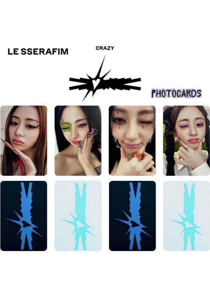 Le Sserafım Yunjin '' Crazy '' Photocards Set