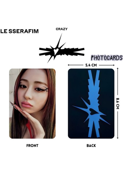 Le Sserafım Yunjin '' Crazy '' Photocards Set fiyatları
