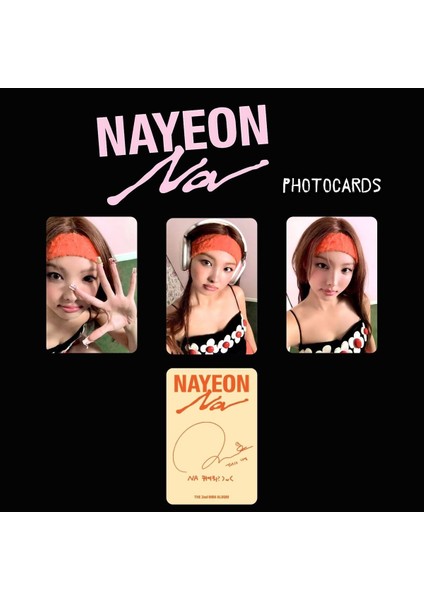 Twıce Nayeon '' Na '' Digipack Ver. Photocards Set