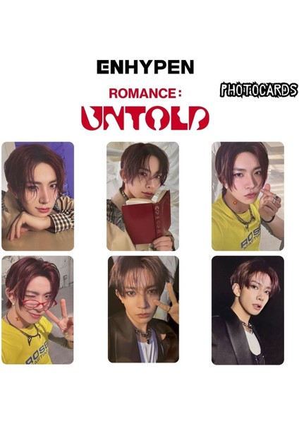 Enhypen Heeseung '' Romance : Untold '' Photocards Set