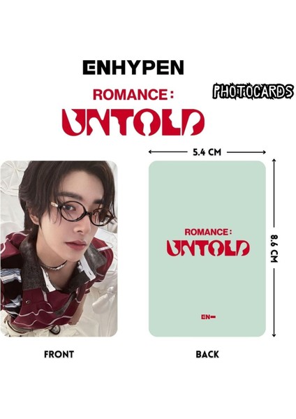 Enhypen Jake '' Romance : Untold '' Photocards Set fiyatları