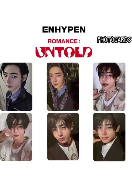 Enhypen Sunghoon '' Romance : Untold '' Photocards Set
