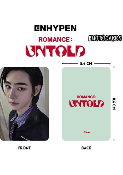 Enhypen Sunghoon '' Romance : Untold '' Photocards Set