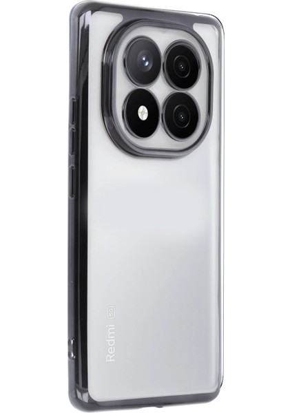 Xiaomi Redmi Note 14 Pro 4g Kılıf Razer Lensli Silikon - Siyah Mrayd