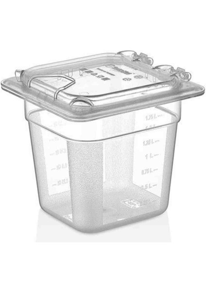 Gnplm-16 Kapalı Köşeli Kapak + 1/6-150 2 Litrelik Polikarbon Küvet fiyatları