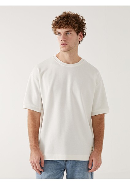 Yeni Sezon Bisiklet Yaka Kisa Kollu Erkek Sweatshirt - S52722Z8