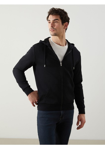 Yeni Sezon Kapusonlu Uzun Kollu Erkek Fermuarli Sweatshirt - S50829Z8 fiyatları