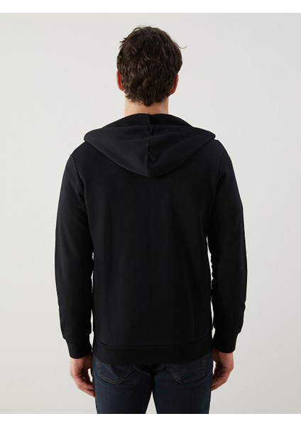 Yeni Sezon Kapusonlu Uzun Kollu Erkek Fermuarli Sweatshirt - S50829Z8 fırsatları