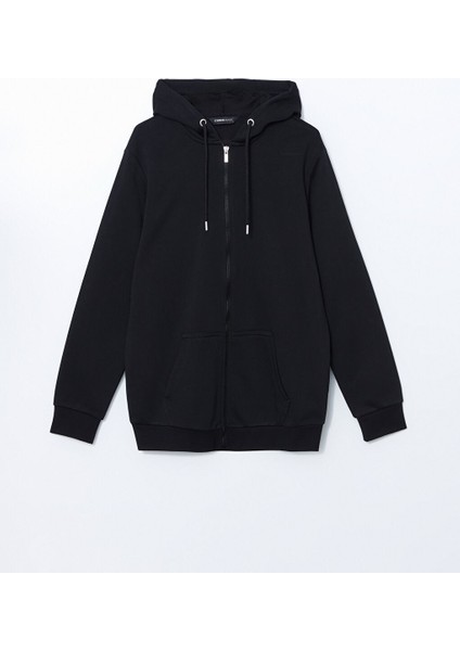 Yeni Sezon Kapusonlu Uzun Kollu Erkek Fermuarli Sweatshirt - S50829Z8 indirimleri