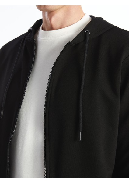 Yeni Sezon Kapusonlu Uzun Kollu Erkek Fermuarli Sweatshirt - S50824Z8 modelleri