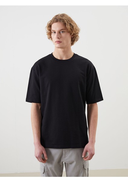 Yeni Sezon Bisiklet Yaka Kisa Kollu Erkek Sweatshirt - S52857Z8