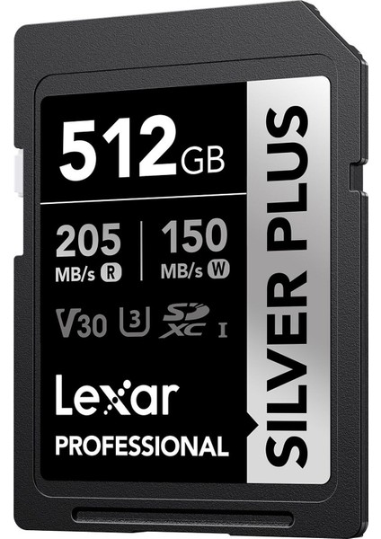 512GB LSDSIPL512G-BNNNG Sd Professional Silver Plus Sdxc Uhs-I Kart Up To 205MB/S Okuma 150MB/S Yazma Hafıza Kartı fiyatları