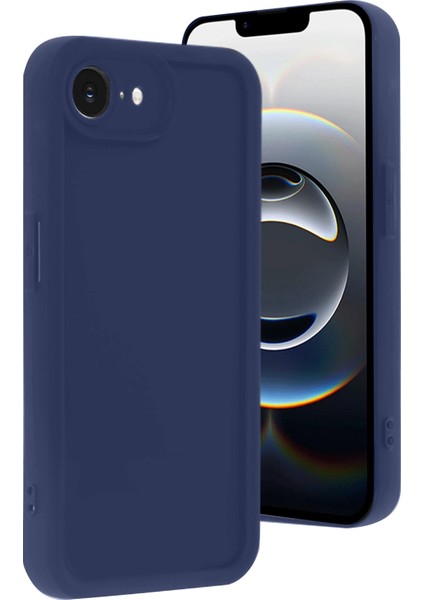 Apple iPhone 16E Kılıf Viera Silikon - Lacivert Mrayd